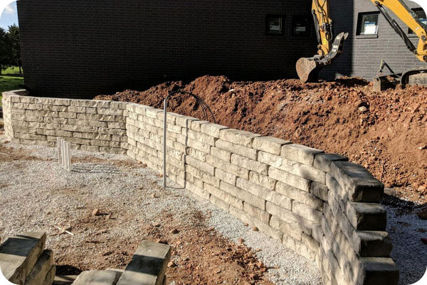 Snapped Limestone Freestanding or Retaining Wall - Rosetta Kodah