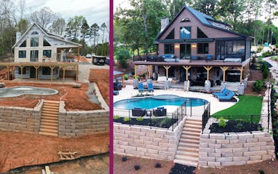 Rosetta Grand Ledge Walls Transform Lake Norman Retreats